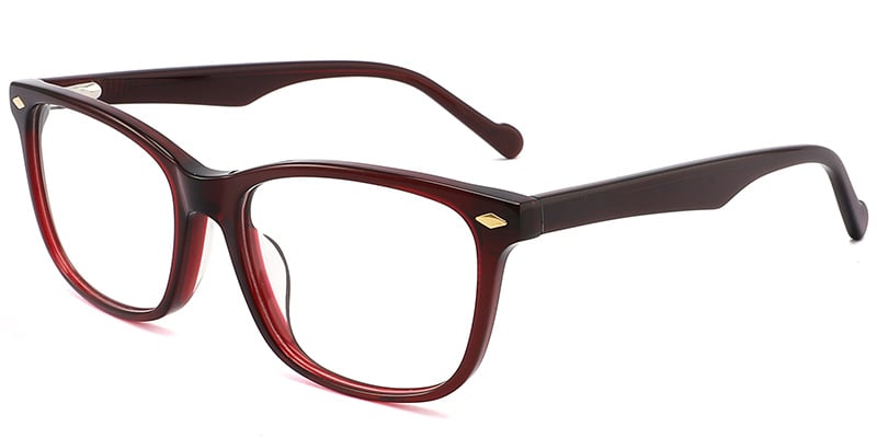 Acetate Rectangle Frame brown