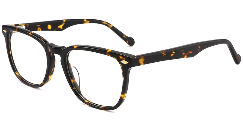 Acetate Rectangle Frame tortoiseshell