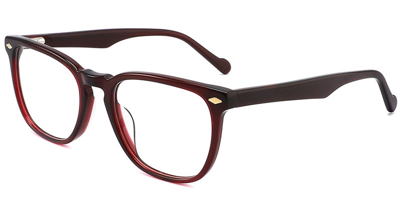 Acetate Rectangle Frame brown