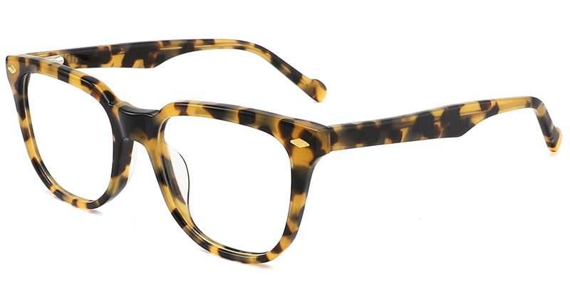 Acetate Rectangle Frame tortoiseshell