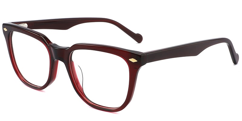 Acetate Rectangle Frame brown