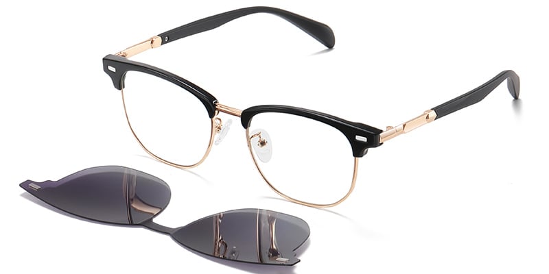 Square Frame black-gold