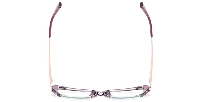 Cat Eye Frame pattern-purple