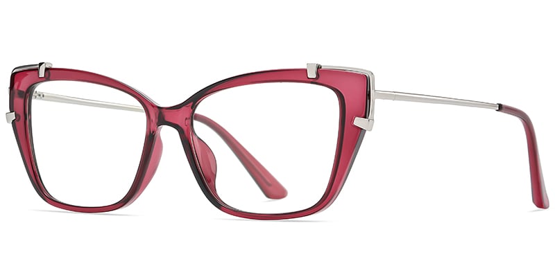 Cat Eye Frame red