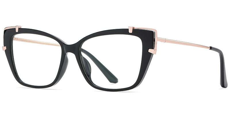 Cat Eye Frame bright_black