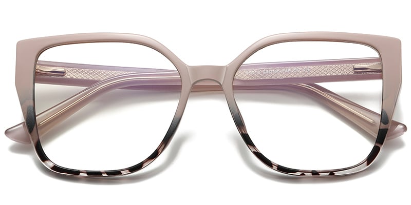 Cat Eye Frame black-pink