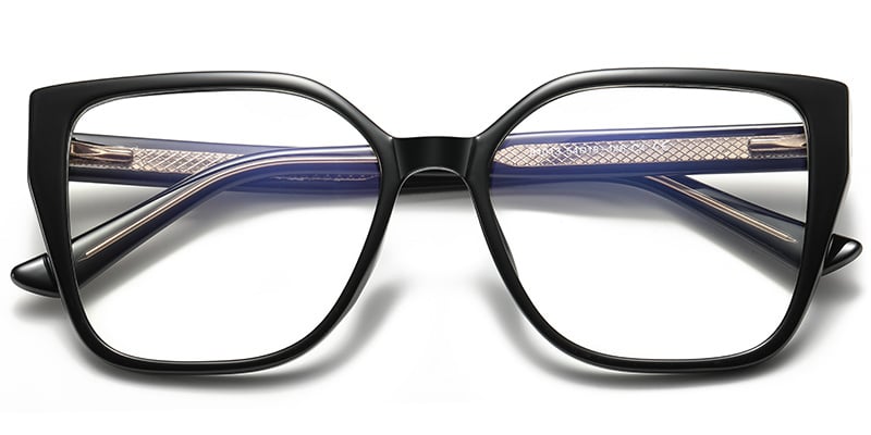 Cat Eye Frame bright_black