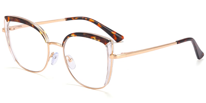 Cat Eye Frame translucent-tortoiseshell