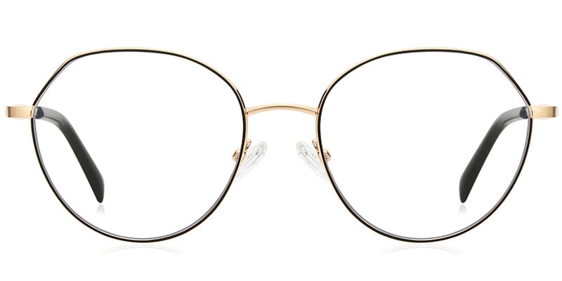 Cat Eye Frame black-gold