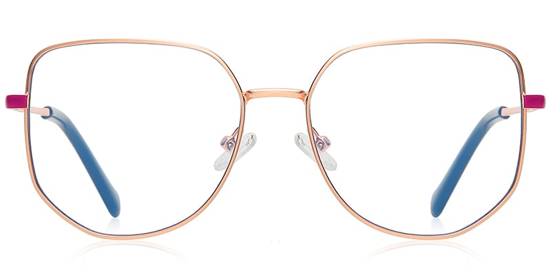 Geometric Frame black-rose_gold