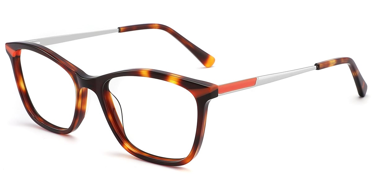 Acetate Rectangle Frame tortoiseshell