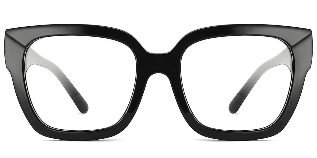 Acetate Square Frame bright_black