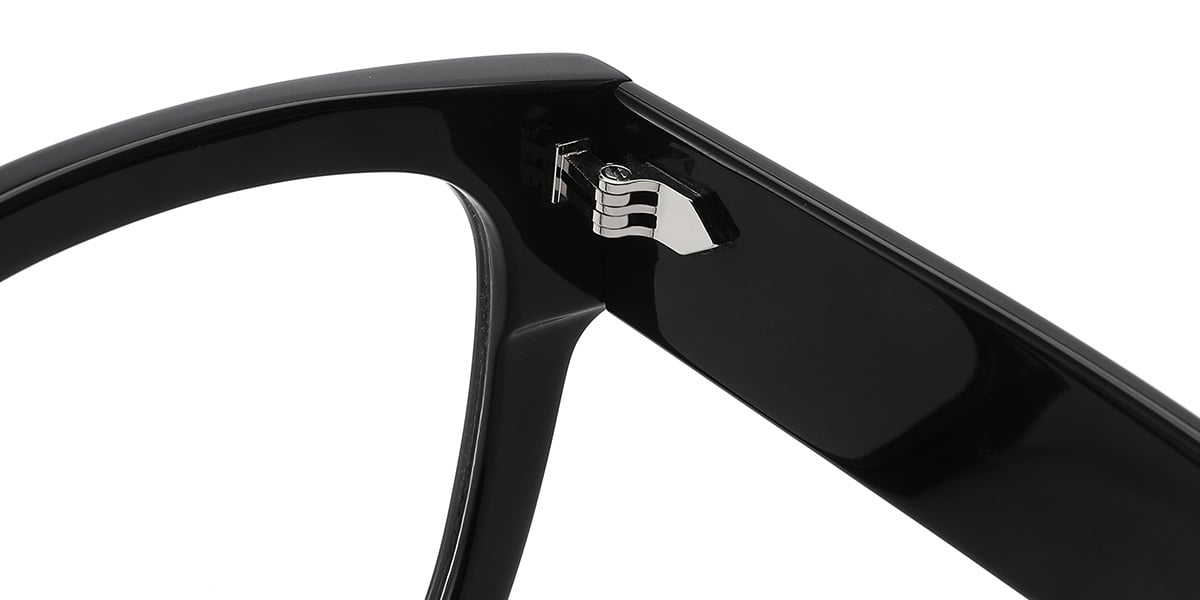 Acetate Square Frame bright_black