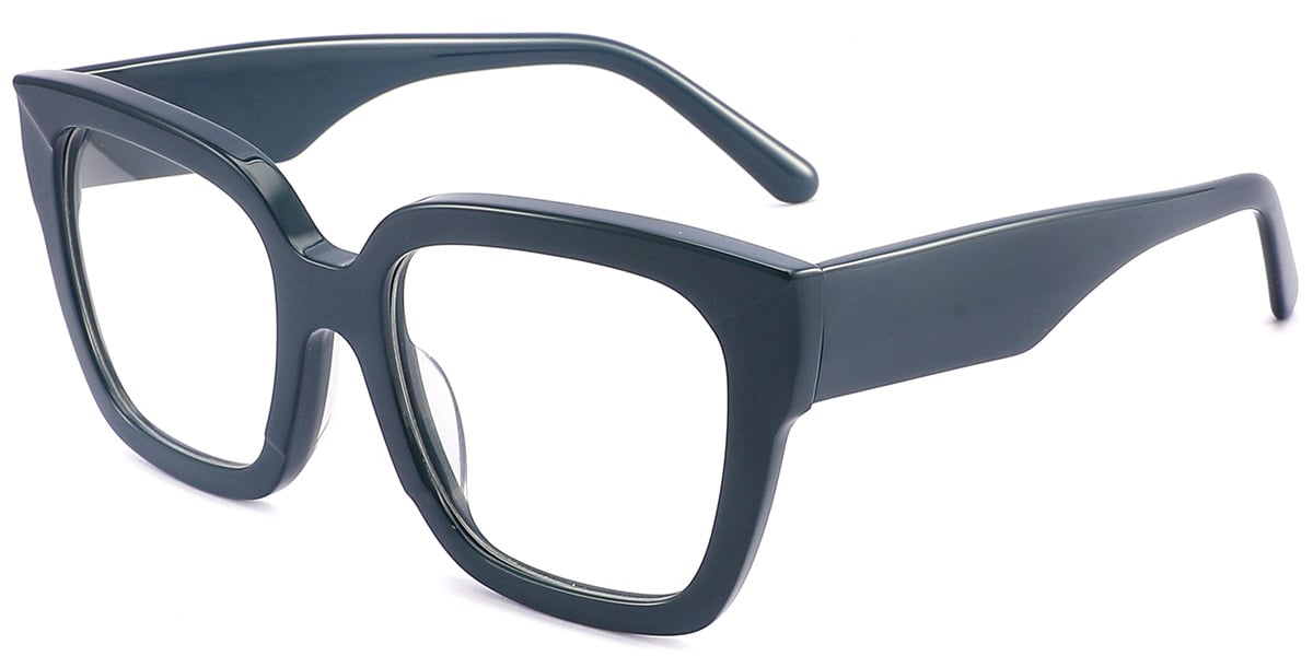 Acetate Square Frame blue