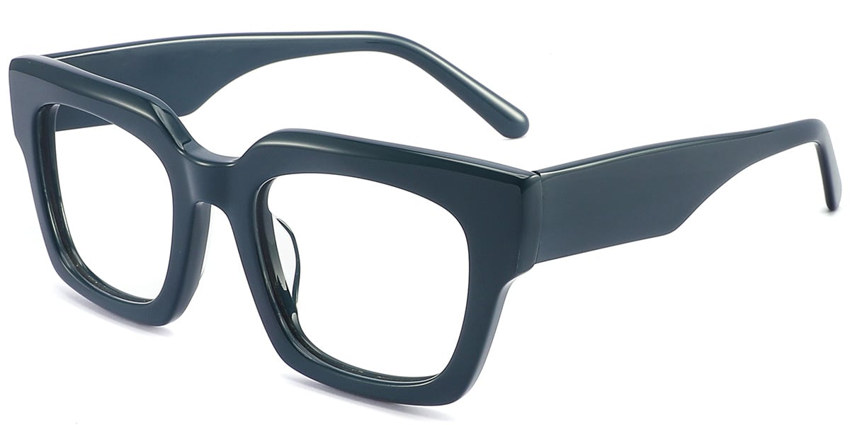 Acetate Square Frame blue