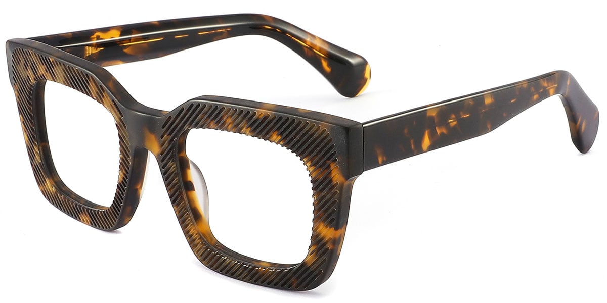 Acetate Square Frame tortoiseshell