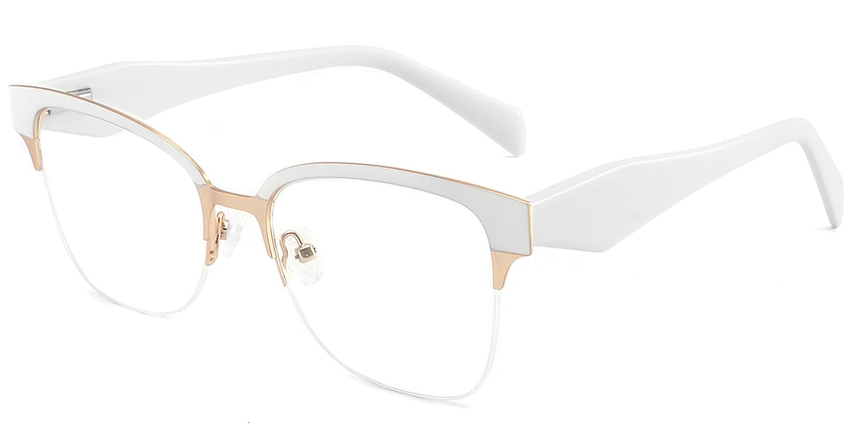 Acetate Square Frame white