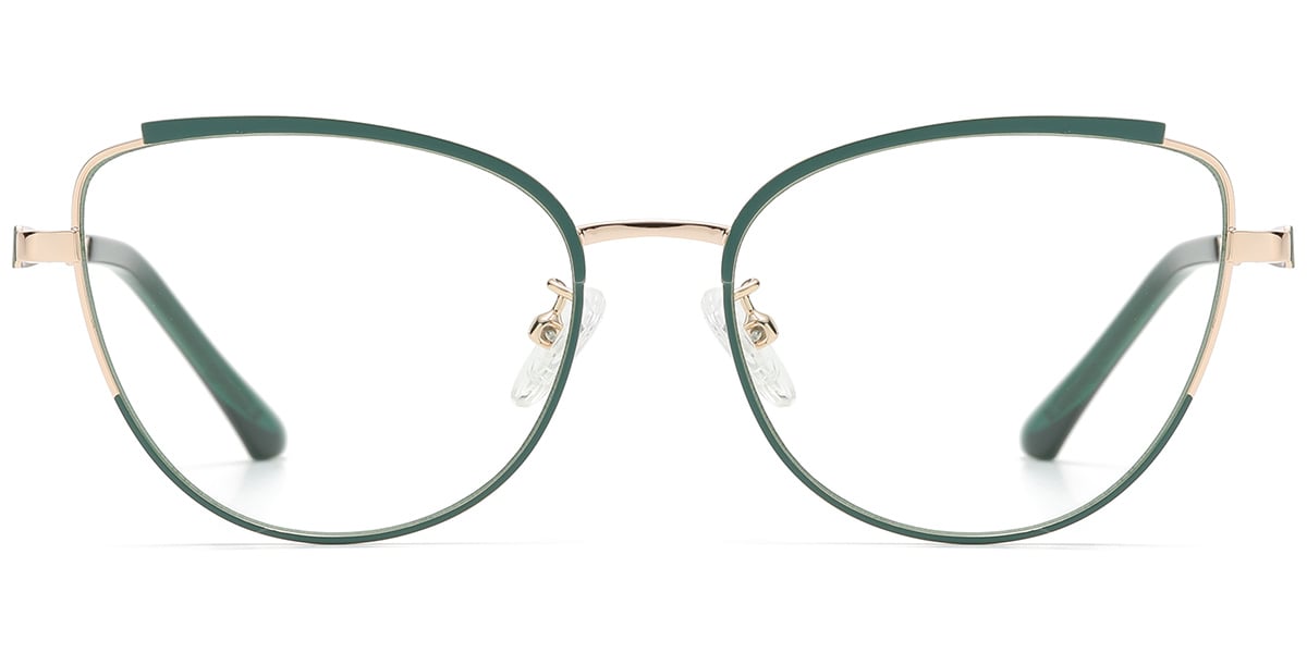 Cat Eye Frame green