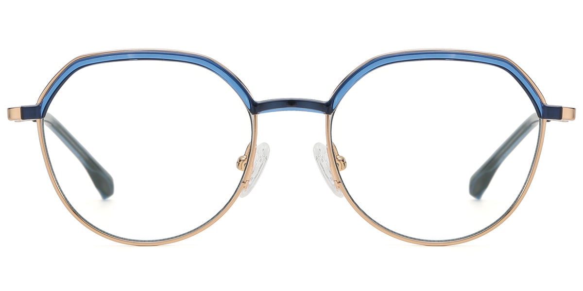 Browline Frame translucent-blue