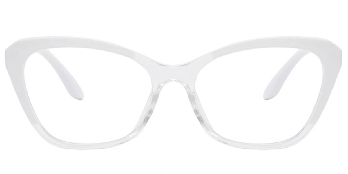 Cat Eye Frame white