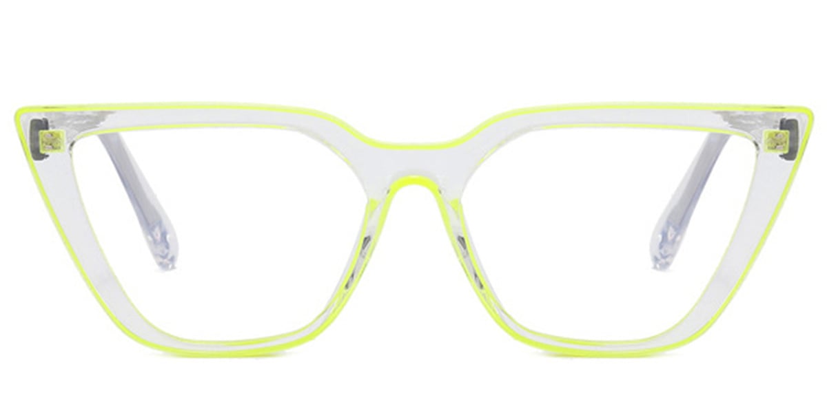 Cat Eye Frame translucent-yellow