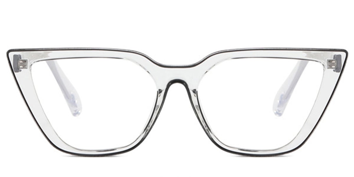 Cat Eye Frame translucent-black