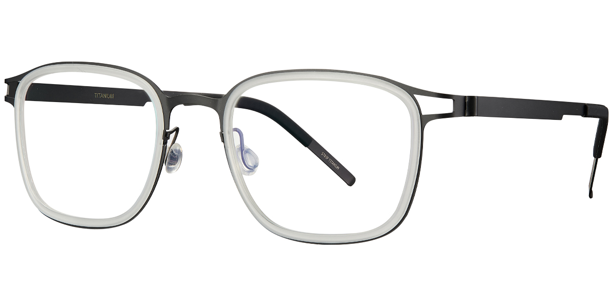 Titanium Square Frame translucent-black