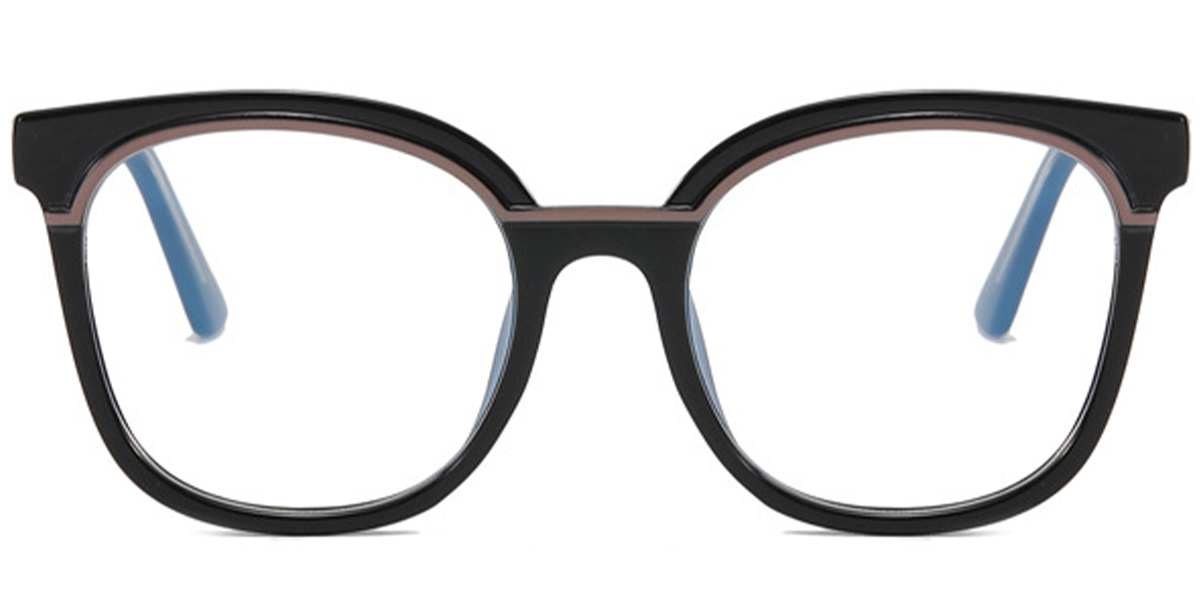 Square Frame black-brown