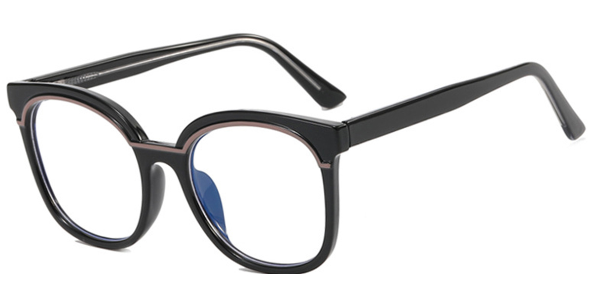 Square Frame black-brown