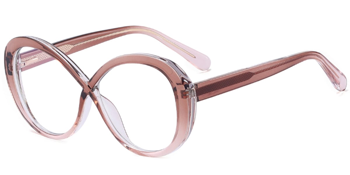 Oval Frame gradient_brown