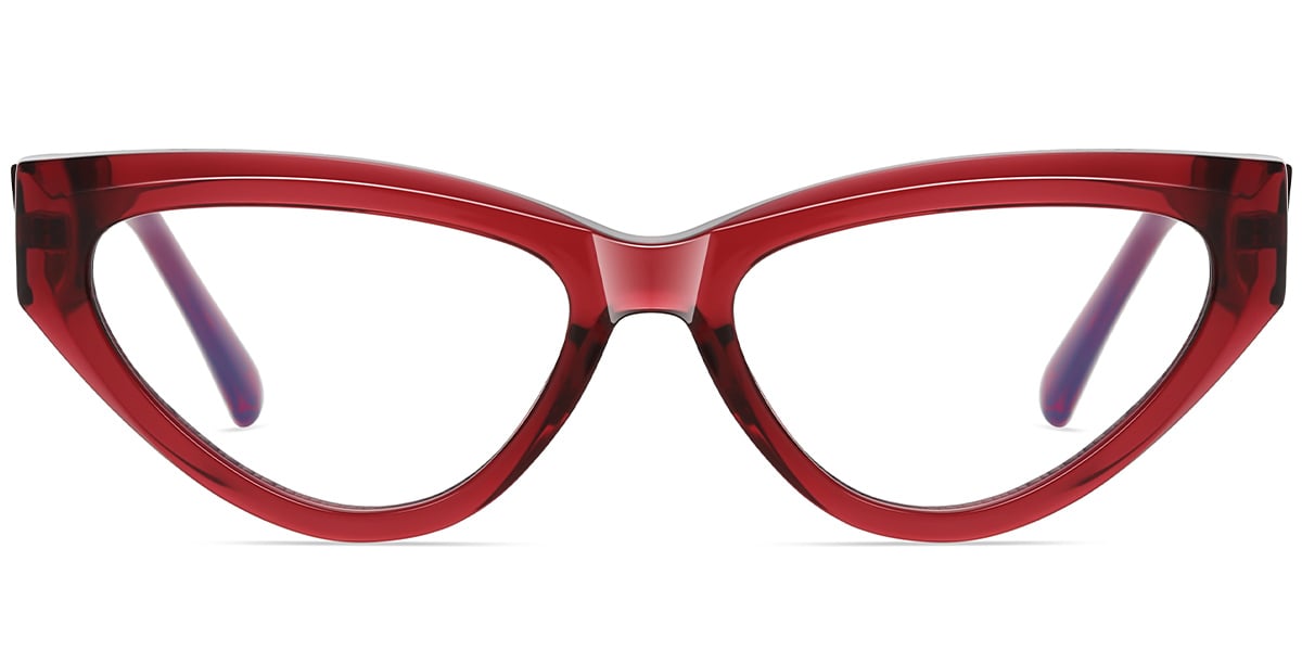 Geometric Frame translucent-wine_red