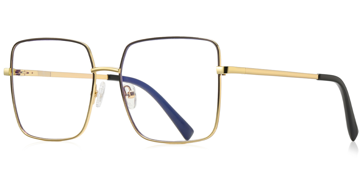 Square Frame black-gold