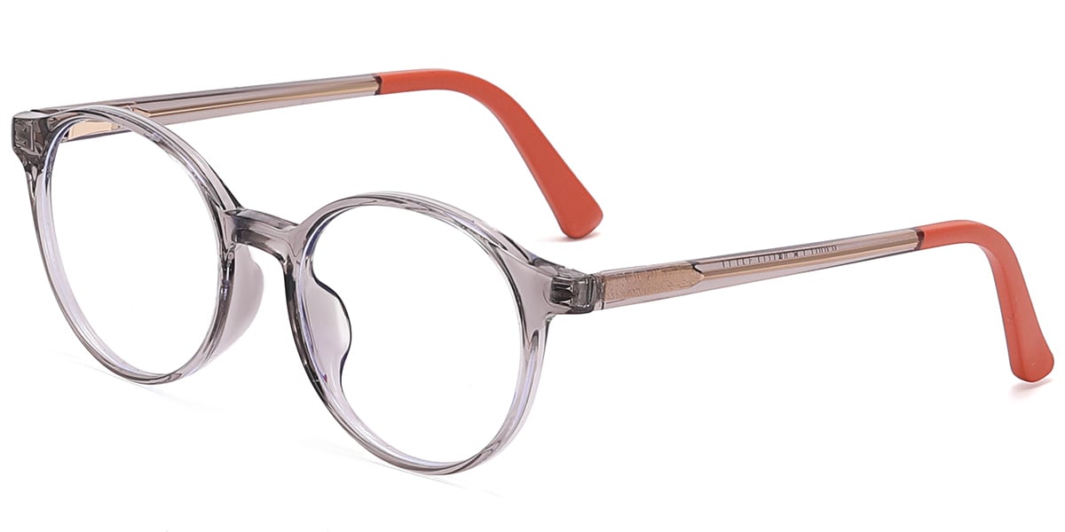 Kid's Round Frame translucent-grey