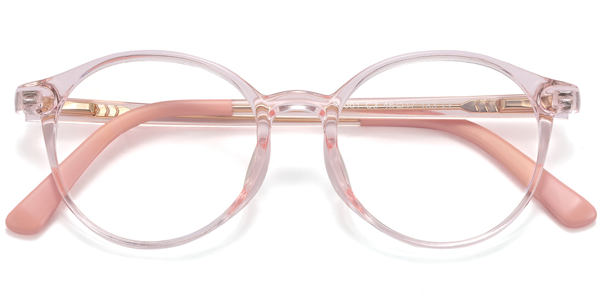 Kid's Round Frame translucent-pink