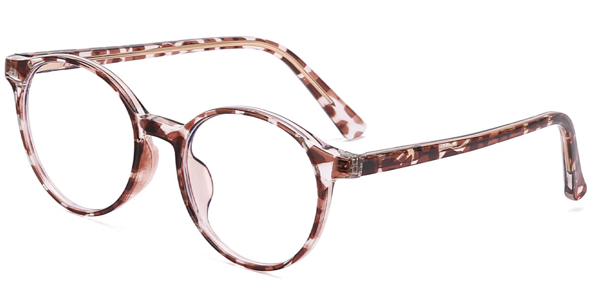 Kid's Round Frame translucent-tortoiseshell