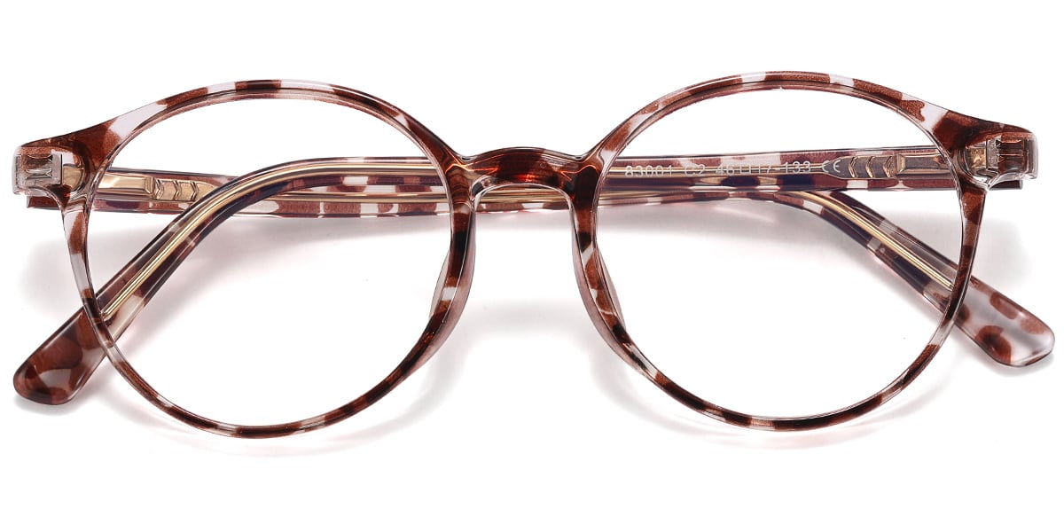 Kid's Round Frame translucent-tortoiseshell