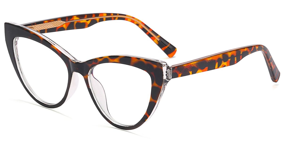 Cat Eye Frame tortoiseshell-black