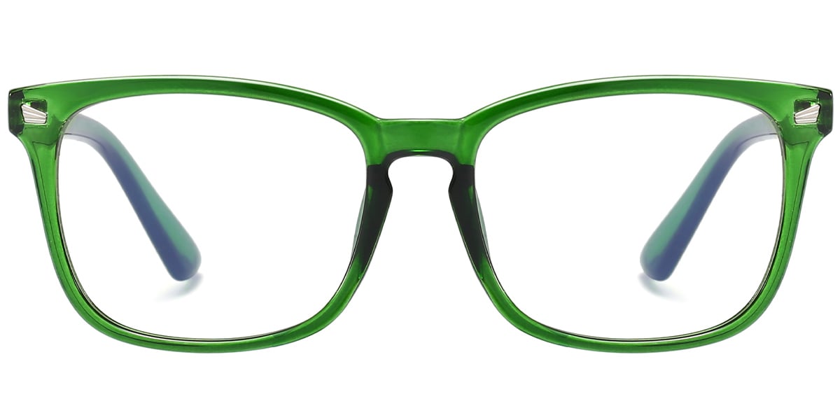 Kid's Square Frame translucent-green