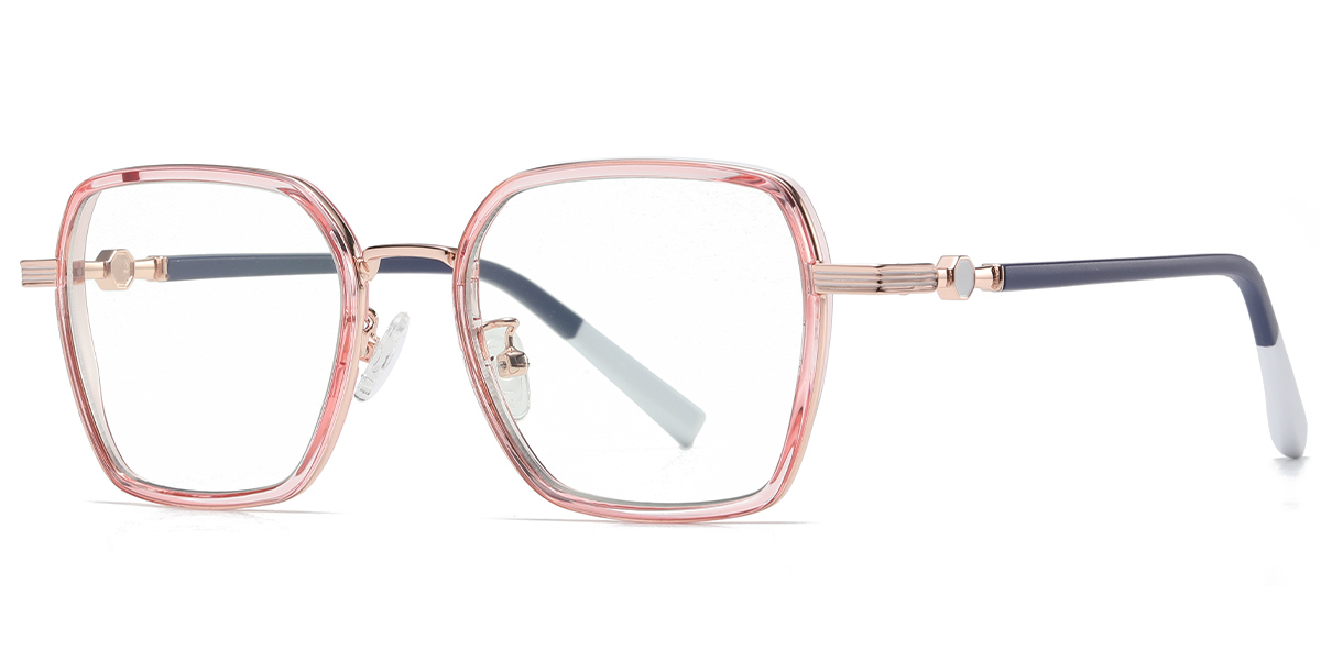 Square Frame translucent-pink