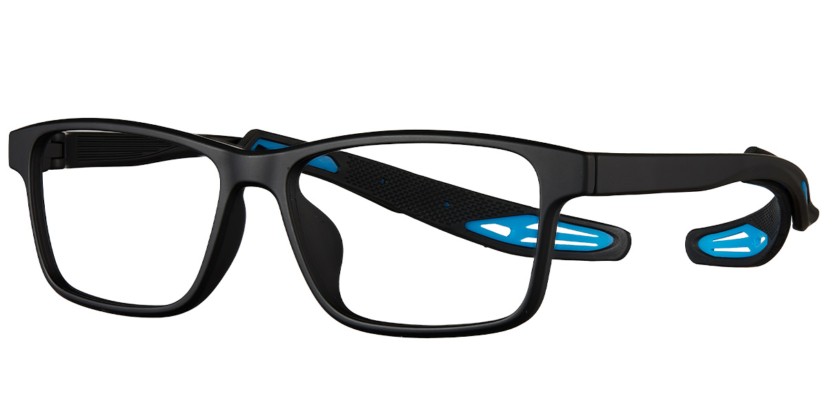 Rectangle Frame black-blue