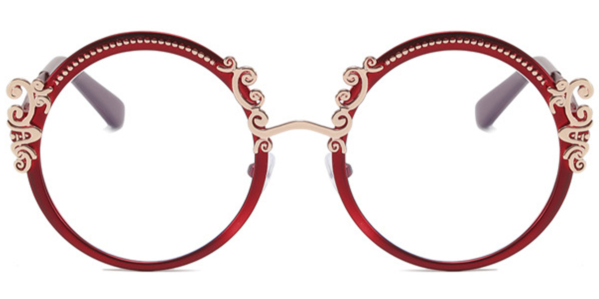 Round Frame red