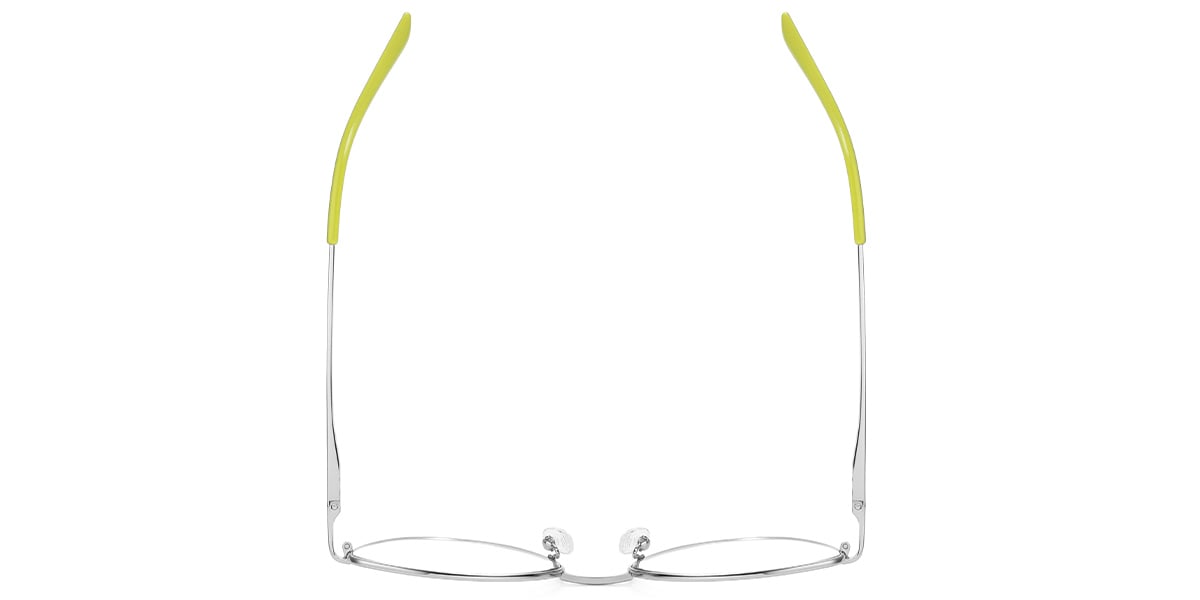 Geometric Frame silver-yellow