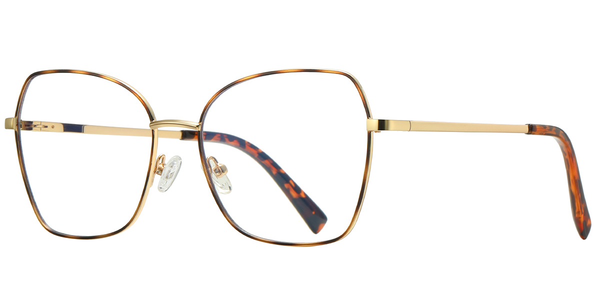 Geometric Frame tortoiseshell