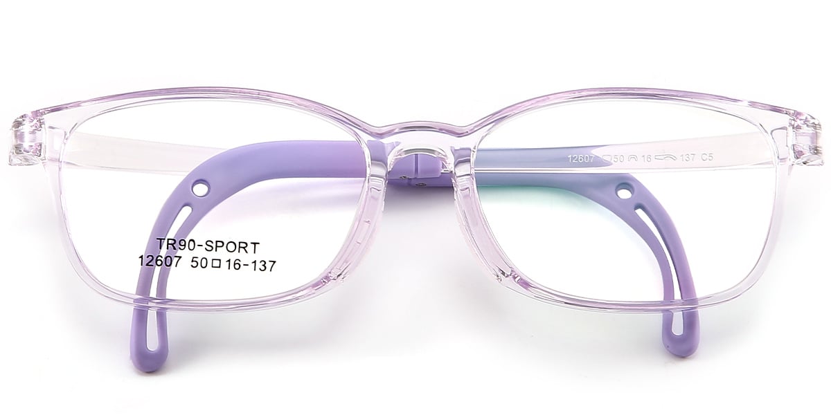 Kid's Rectangle Frame translucent-purple