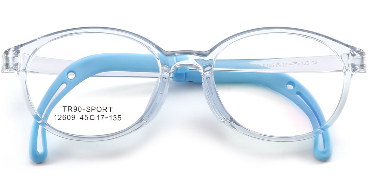 Kid's Oval Frame translucent-blue