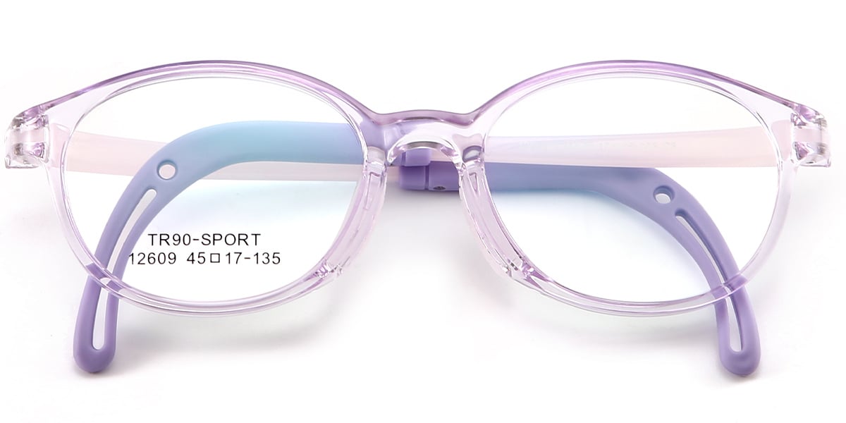 Kid's Oval Frame translucent-purple