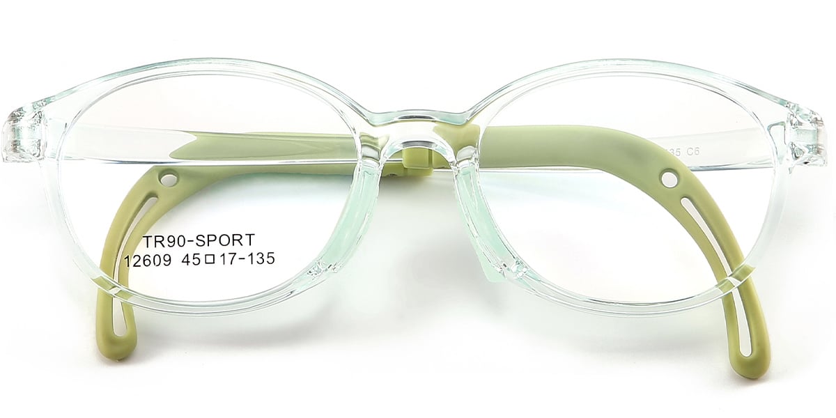 Kid's Oval Frame translucent-green