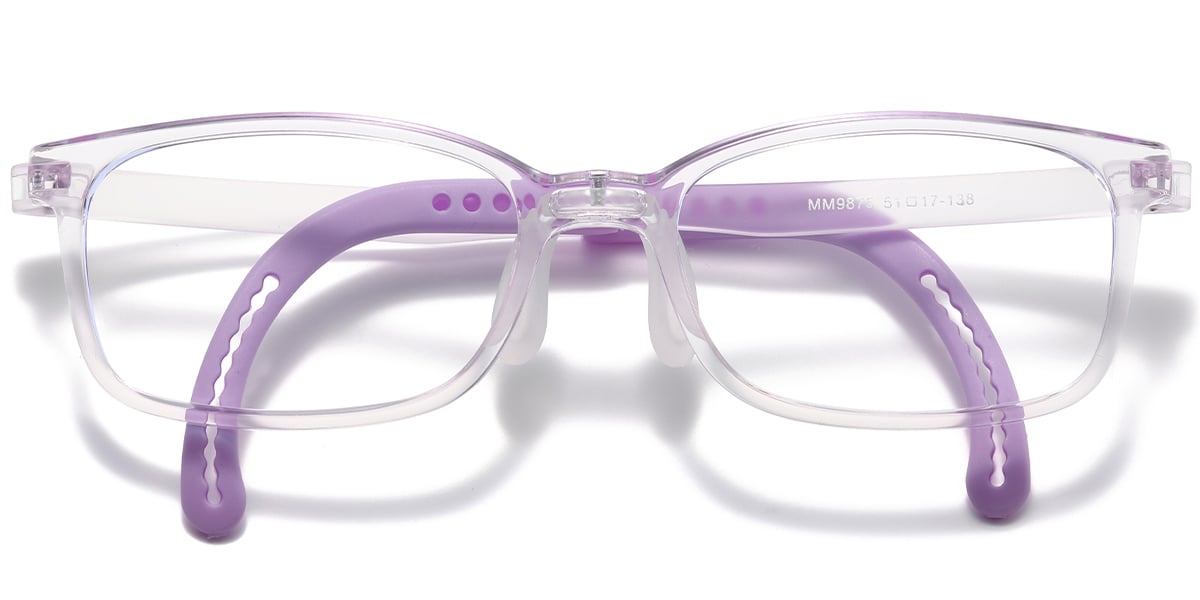 Kid's Rectangle Frame translucent-purple