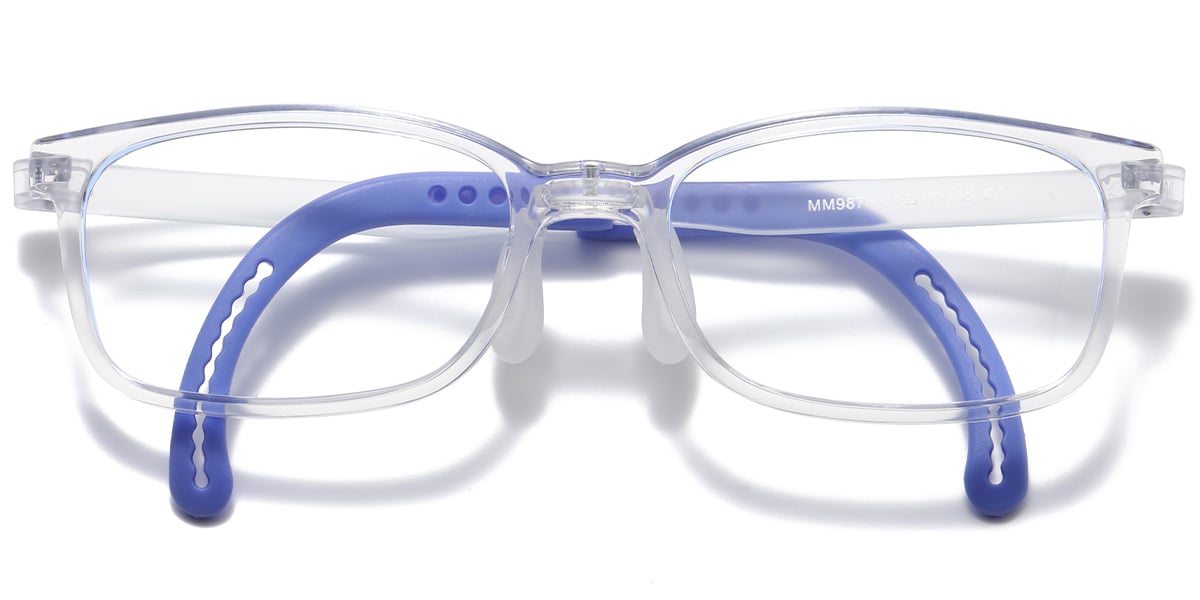 Kid's Rectangle Frame translucent-blue