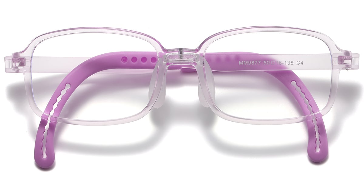 Kid's Rectangle Frame translucent-purple